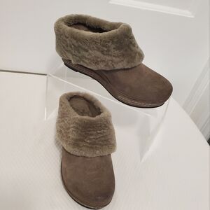 EUC Antelope Collection Wedge Clogs Size 36/5 Warm, comfy N08